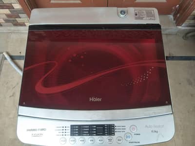 Haier fully automatic washing machine 8kg