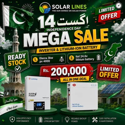 Mega sale discounted price battery and inverter