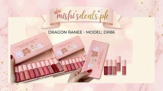 Pack of 10 pcs lip gloss set in affordable price. . .