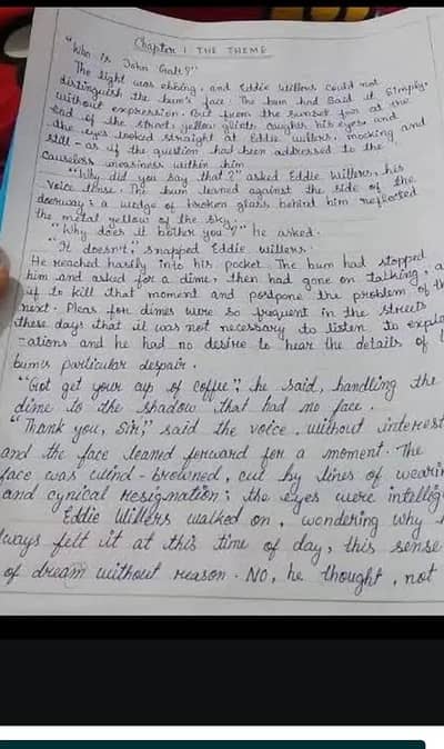 assignment writting