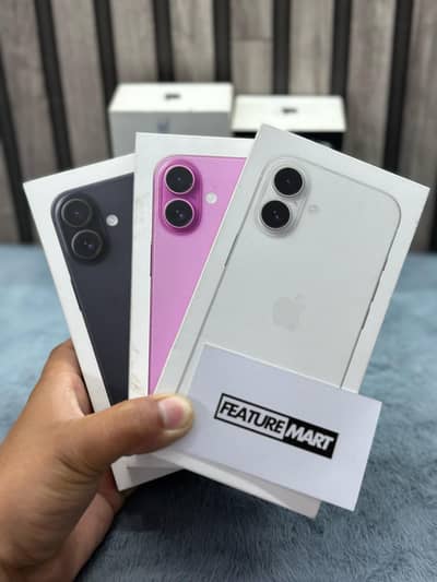 iPhone 16 Plus JV | 128GB | Box Pack NonActive | Pink | Black | Blue