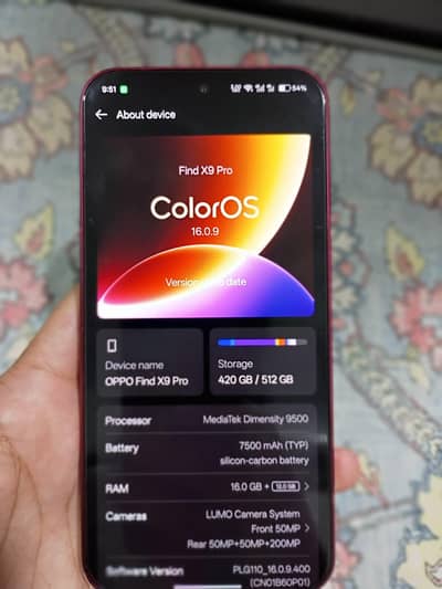 OPPO Find X9 Pro 16/512