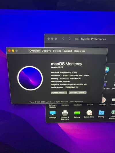 MacBook Pro 15” 2016 – 16GB RAM, 256GB SSD, Dedicated Graphics
