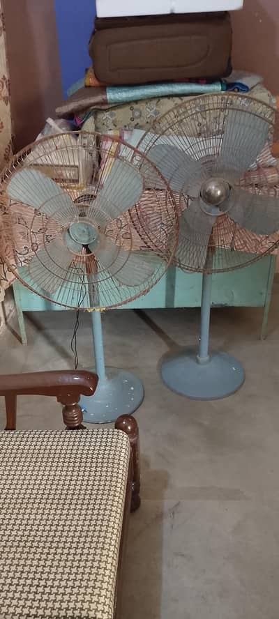 02 Two Pedestal AC Fans For Cell