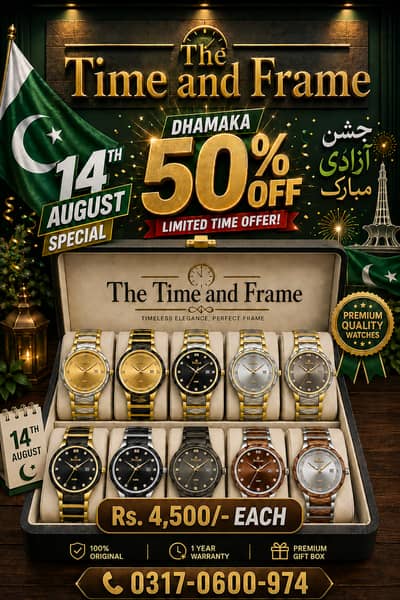 THE TIME AND FRAME | Luxury Men Watches | Premium Stainless Steel Watc