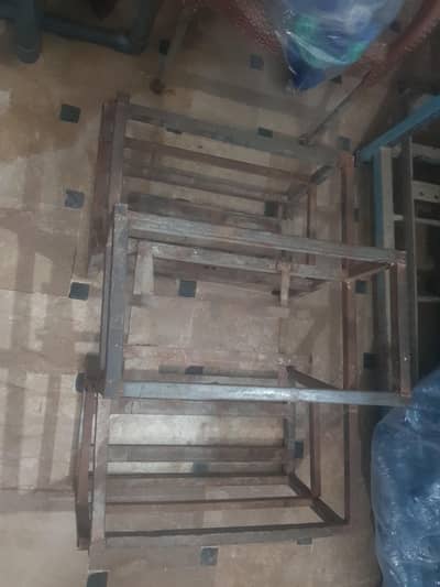 Iron Bed Frame Motorcycle Stand