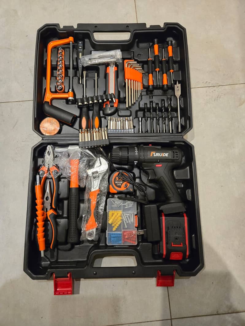 Cordless Drill Machine with Tool 0