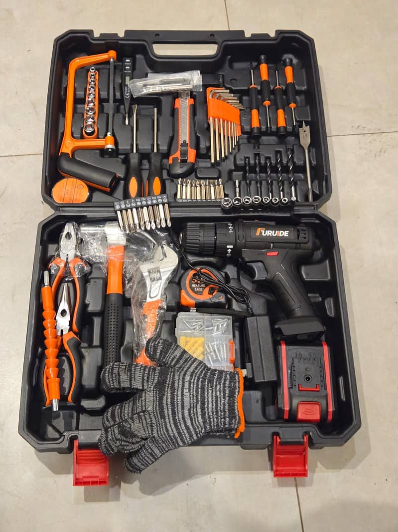 Cordless Drill Machine with Tool 2