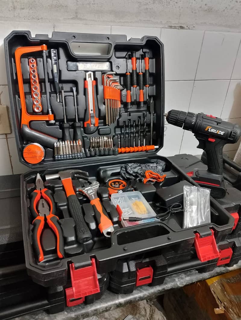 Cordless Drill Machine with Tool 3
