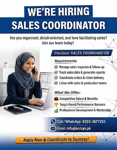 Sales Generation| Outdoor Sales | Marketing| 0335-3448413 | Accsys. pk