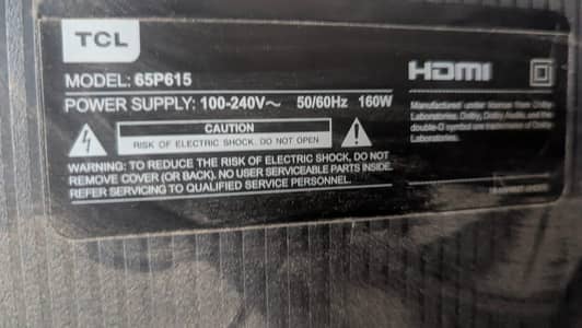 tcl 65P615