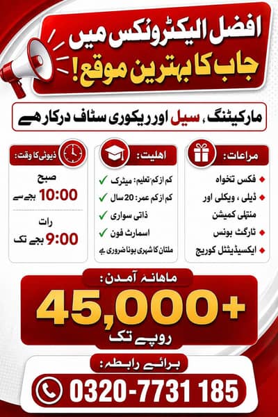 Marketing Sales Officer | Multan Jobs | Sales Job | Earn 150000