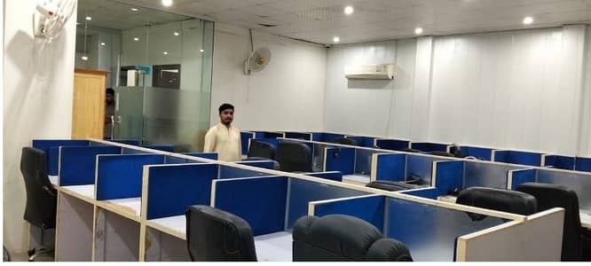 Fully Furnished Brand New Office Area 3000 Square Feet Available For Rent In Main Boulevard Road Gulberg 3 Lahore