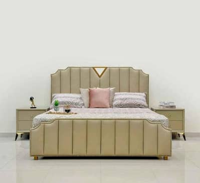 Double bed - King size bed - Poshish bed - bed set - Bedroom set