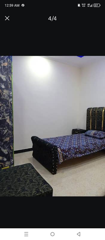 1 bed room available furnished for rent