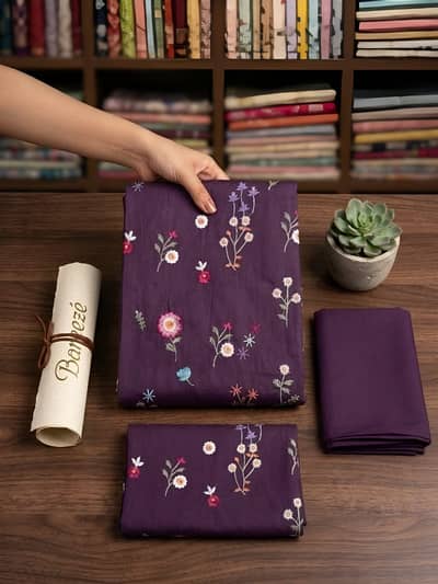 02-Piece Embroidered Lawn UNSTICHED