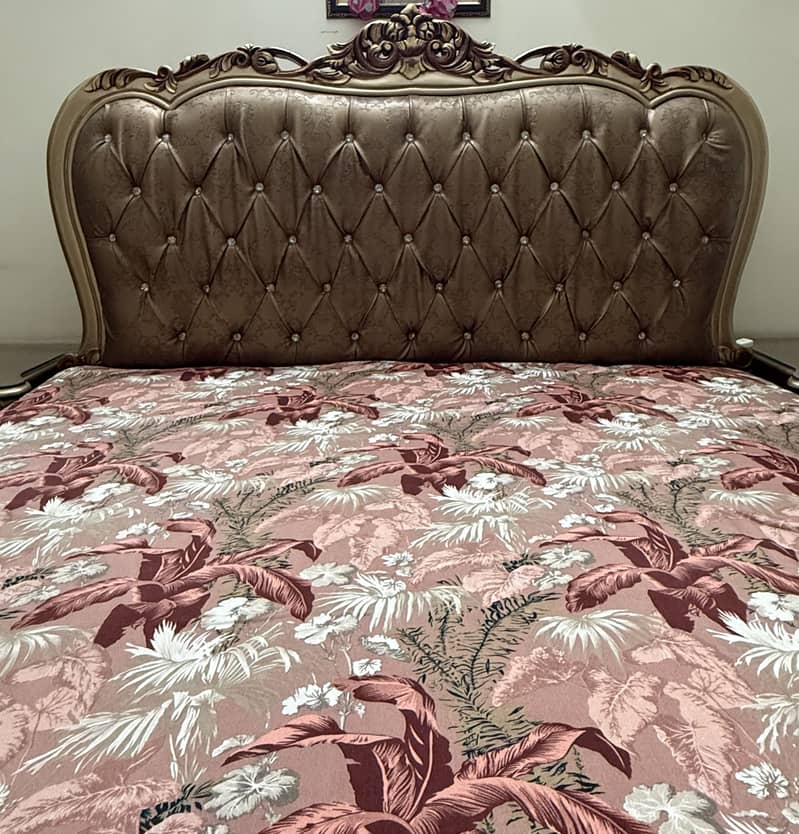 Bed Set | Side Tables | Dressing | Solid Diyar Wood 6