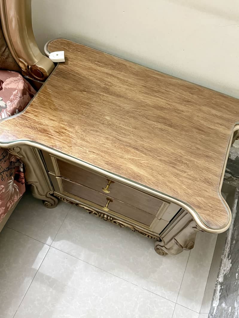 Bed Set | Side Tables | Dressing | Solid Diyar Wood 11