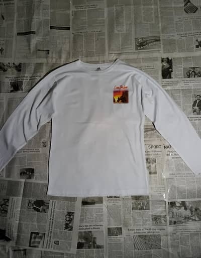 1/1 Thrifted indie sunset shirt.