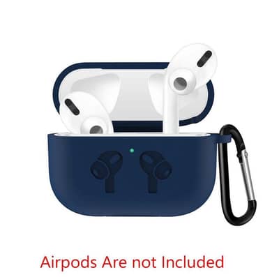 Navy Blue 360 Shockproof Silicone Airpod Case