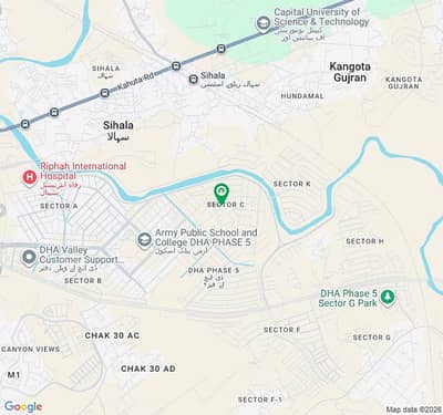 Residential Plot For Sale In DHA Phase 5 - Sector C Islamabad