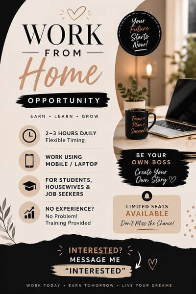 online work available