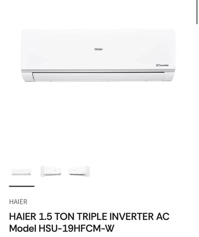Haier 1.5 Ton Ac only used for 1.5 months