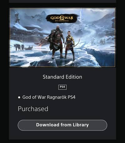 Gow Ragnarok PS4