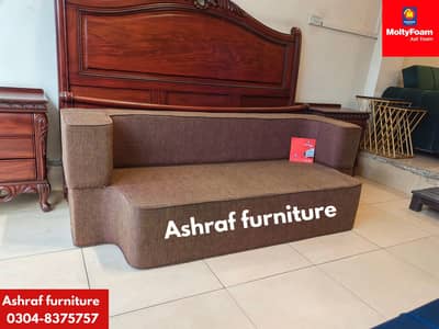 sofa cum bed/2 in 1 sofa/sofa bed/wooden sofa/3 seater Molty foam sofa