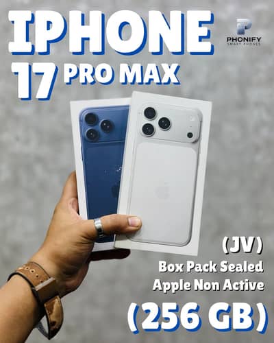 iPhone 17 Pro | 17 Pro Max Jv 256gb Box Pack