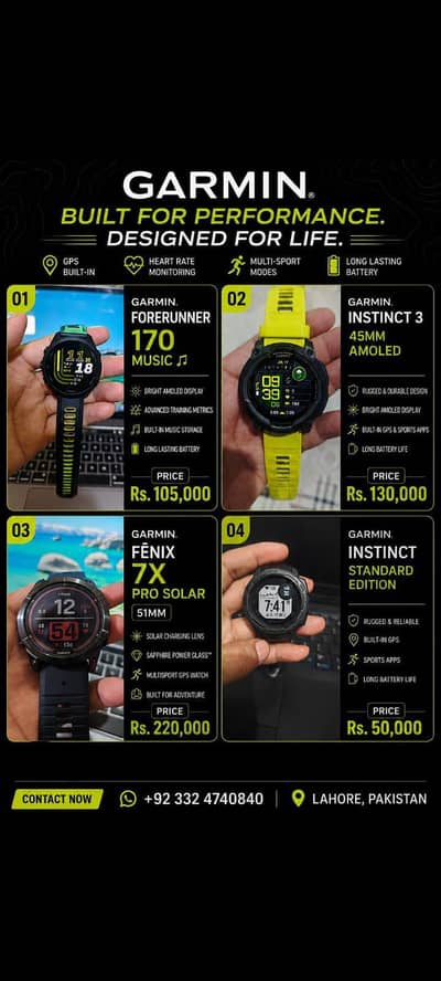 Garmin Sale/ GPS smart watches/​Premium Watches/​Limited Stock