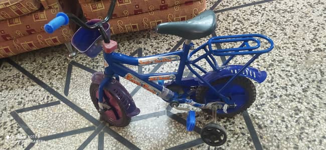 blue kids bicylcle