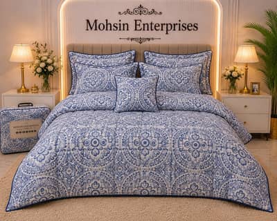 6 pcs comforter set  new design
