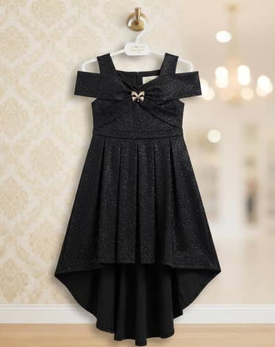 Gorgeous High-Low Glitter Frock in Excellent Conditiont
