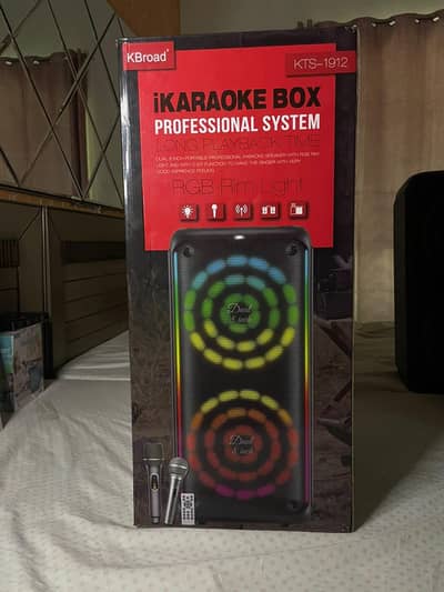 KBROAD OR BRODU karaoke brand new speakers with wireless mic | new