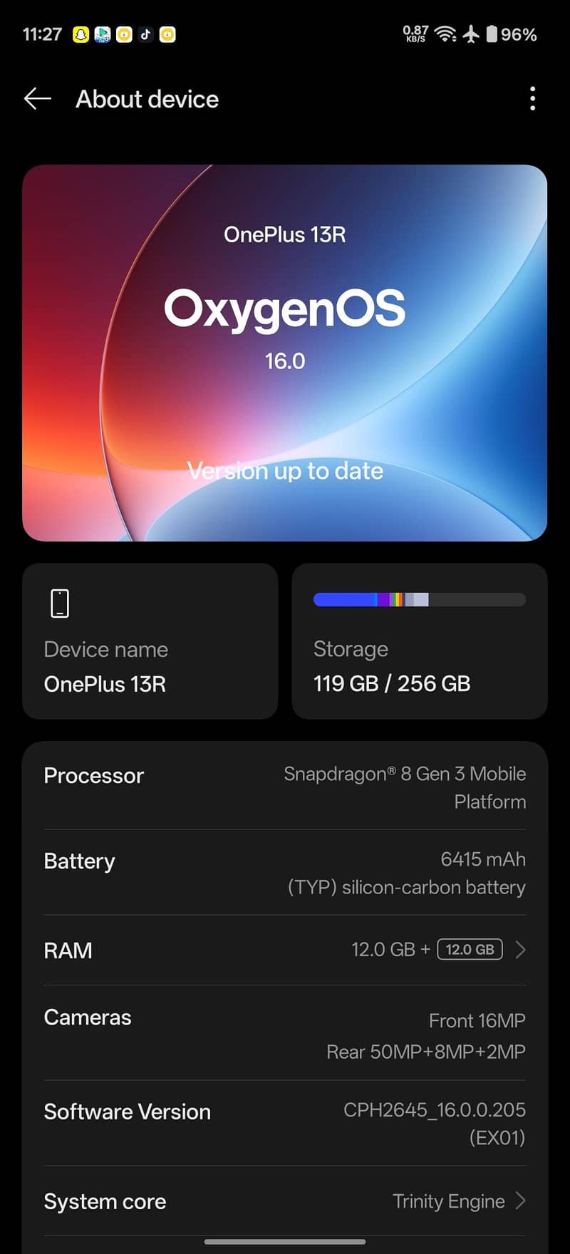 One Plus 13R 7