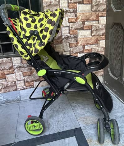 Almost New Spacious Baby Pram | Sitting & Lying foldable | Rarely Used