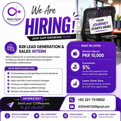 B2B Lead Generation & Sales Intern