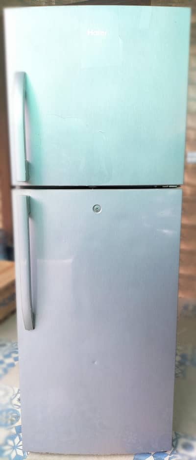 Haier Refrigerator HRF-336 (306 Liters/Silver) - Perfect Condition