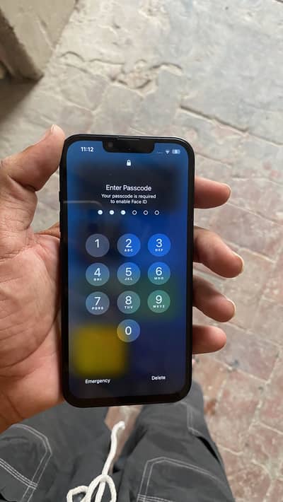 Apple iPhone 13 back crack 128gbp
