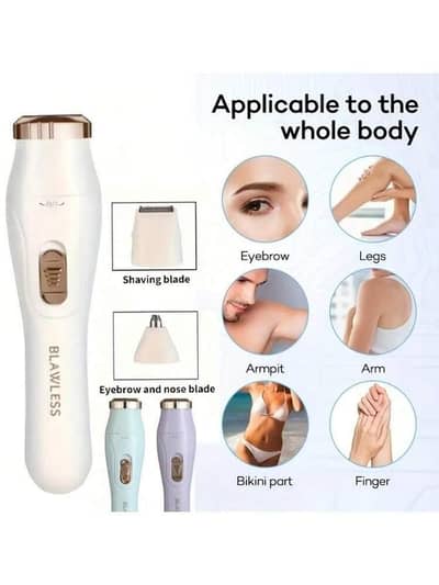 Trimmer for Women Blavless 2-in-1 Rechargeable Hair Removal