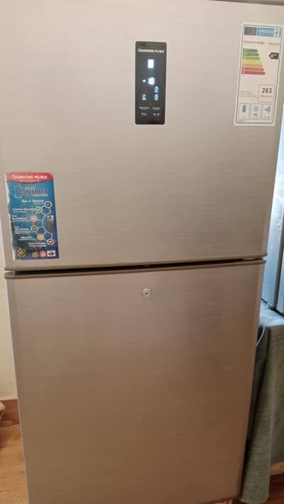 1 adad Changhong Ruba company ka model chr dd378p fridge for sale
