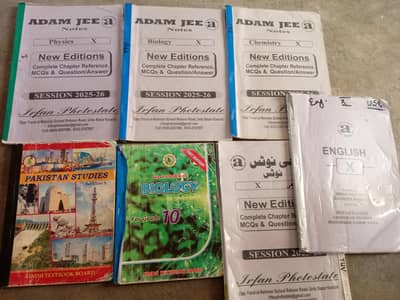 10 class notes and books