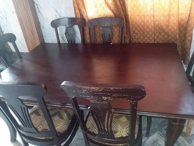 Dinning Table with 6 Chairs