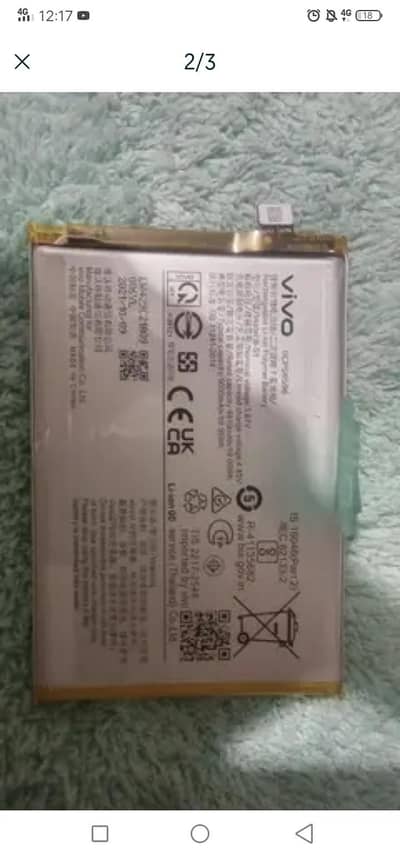 Vivo Y33s new or original battery 100%  copy Hui to free mein de dunga
