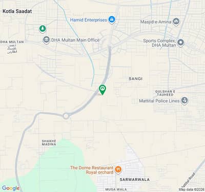 1 Kanal PLOT WITH CORNER EXTRA LAND AND 300 FT ROAD Plot Sector O DHA Multan | Ideal For Dream Home Or Investment