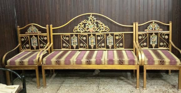 iron five seater sofa for sale.