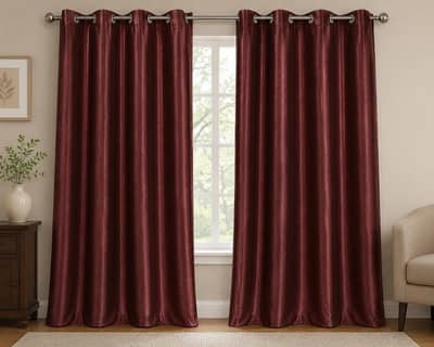 3 beautiful curtains available,1 year old curtains available.