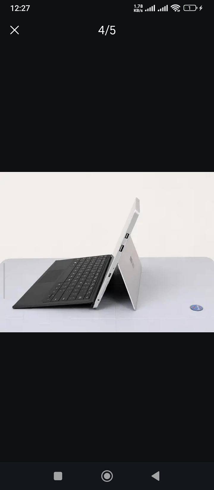 Microsoft surface Touchscreen detachable keyboard 1