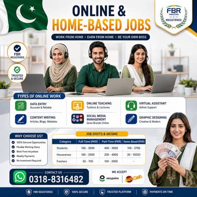 Typing job/Part Time Full Time Job / Data Entry Job /Assignment Job